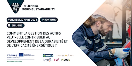 Imagem principal de Webinaire d'informations "More4sustainability"