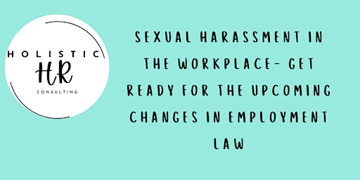 Imagen principal de Sexual Harassment at work - get ready for changes in employment law