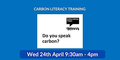 Imagem principal do evento Carbon Literacy Training