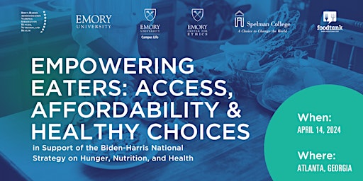 Primaire afbeelding van Empowering Eaters: Access, Affordability, Healthy Choices (Atlanta)