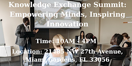 Knowledge Exchange Summit: Empowering Minds, Inspiring Innovation