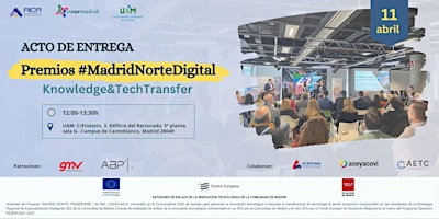 Imagem principal de Entrega de  Premios Madrid Norte Digital Knowledge&Tech Transfer