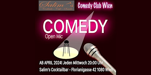 Hauptbild für COMEDY (Open Mic) in deutscher Sprache