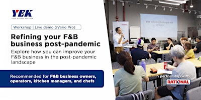 Immagine principale di Refining Your F&B Business Post-Pandemic (with iVario Pro Live Demo) 