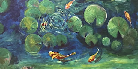 Sip n Paint Sat Arvo 3pm @Auckland City Hotel  -Water Lilies & Koi! primary image