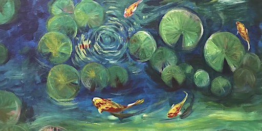 Sip n Paint Sat Arvo 3pm @Auckland City Hotel  -Water Lilies & Koi!  primärbild