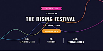 Primaire afbeelding van The Rising Festival 2024:  Reinvent, Renew: Forging the Path Ahead