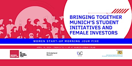 Imagen principal de Women Start-up Coffee Jour Fixe x UVC Partners