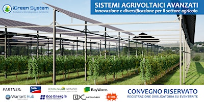 Imagem principal do evento Convegno Sistemi Agrivoltaici Avanzati