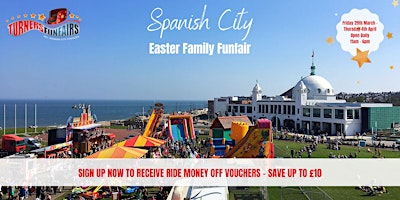 Imagem principal do evento Easter Family Funfair 2024, Spanish City, Whitley Bay