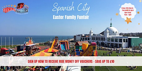 Easter Family Funfair 2024, Spanish City, Whitley Bay