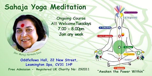 Learn to Meditate - Ongoing Meditation Course -Leamington Spa