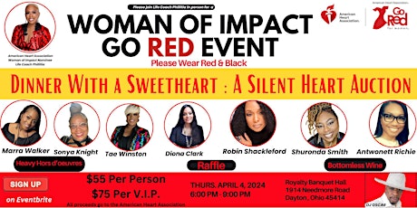 Woman of Impact Event - Dinner With A Sweetheart : A Silent Heart Auction