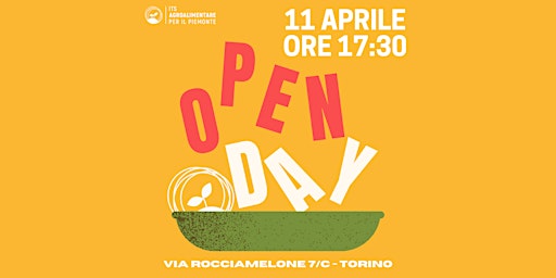 Imagem principal do evento Open Day ITS AGROALIMENTARE - Stagione 2024