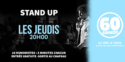 SOIRÉE STAND UP (JEUDI)  • OPEN MIC• primary image