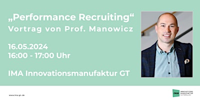 Vortrag zum Thema „Performance Recruiting“ primary image