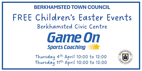 Berkhamsted Town Council - Free Children's Easter Events - Game On
