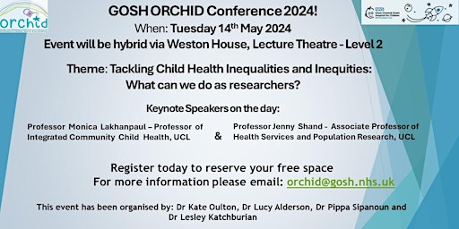 Imagem principal de GOSH ORCHID Conference Day 2024