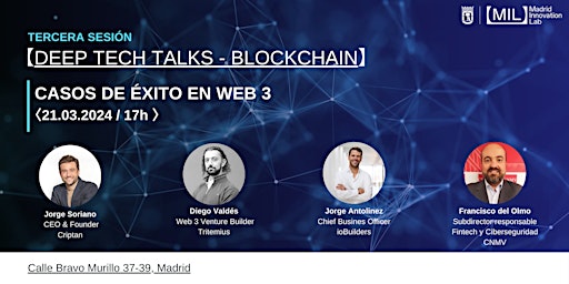 Imagen principal de Deep Tech Talks. Blockchain III