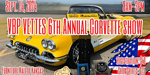 Primaire afbeelding van VBP VETTES 6th Annual Corvette Show