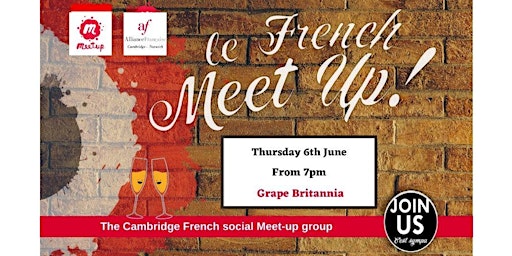 Imagem principal do evento Le French Meet Up in Cambridge!