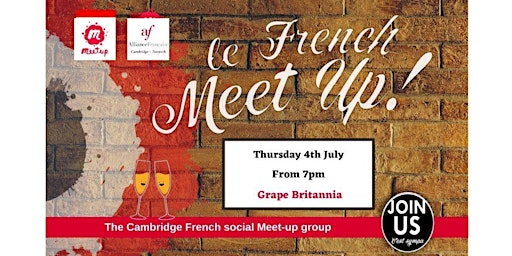 Primaire afbeelding van Le French Meet Up in Cambridge!