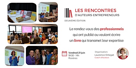 Primaire afbeelding van Rencontre des Auteurs-Entrepreneurs - 2e édition