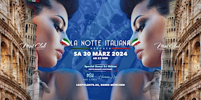 Hauptbild für La Notte Italiana! Samstag 30. März