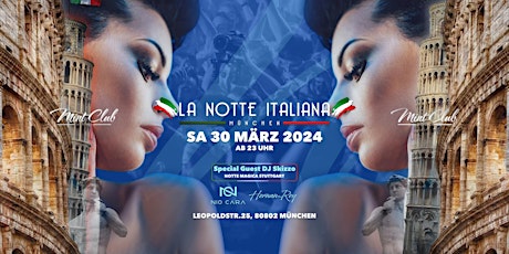 La Notte Italiana! Samstag 30. März