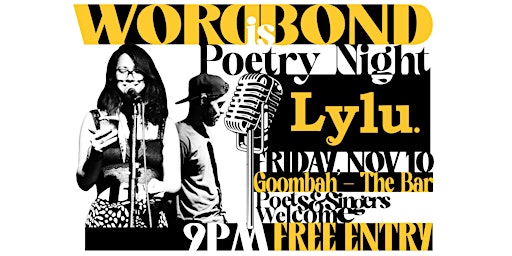 Primaire afbeelding van WORDisBOND | Poetry Night