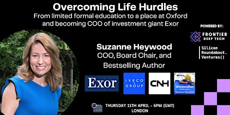 Overcoming Life Hurdles ─with Exor COO & Bestselling Author Suzanne Heywood