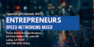 Entrepreneur Speed Mixer (May 4th) primary image