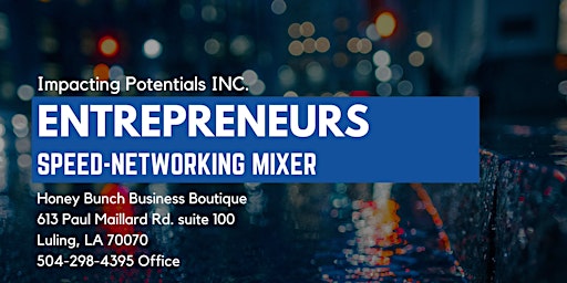 Entrepreneur Speed Mixer (May 4th) primary image