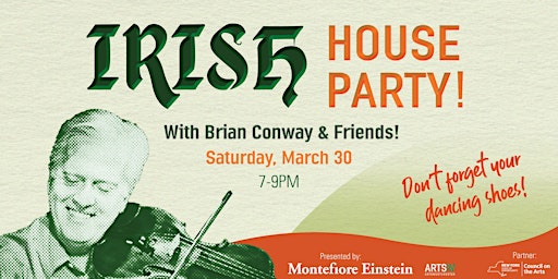 Imagen principal de Irish House Party with Brian Conway and Friends.