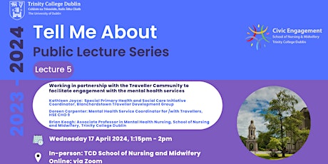 Tell Me About Public Lecture Series 2023-24: Lecture 5