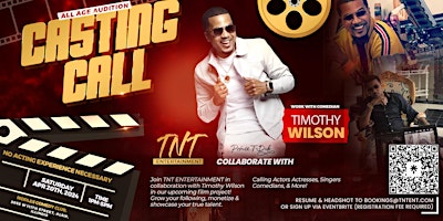 (CHICAGO) CASTING CALL *TNT ENTERTAINMENT* primary image