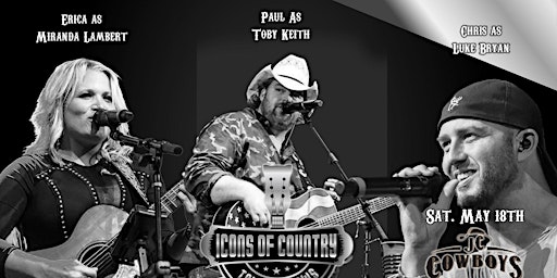 Hauptbild für The ICONS of Country Tribute Show...LIVE!