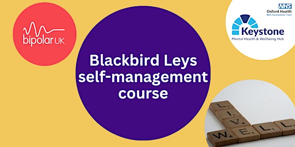 Bipolar UK self-management course - Oxford Blackbird Leys