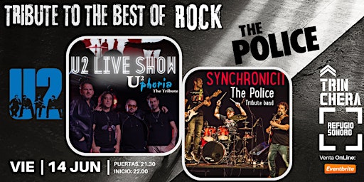 Imagen principal de The Best Of Rock - Tributo a U2 y THE POLICE