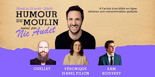 Hauptbild für Humour du Moulin - 23 avril 2024