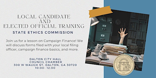 Imagem principal de Candidate and Elected Official Training