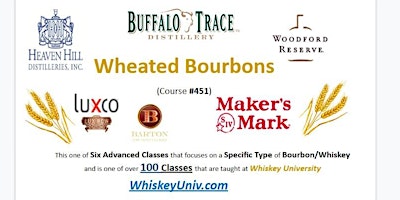 Imagen principal de Wheated Bourbons Tasting Class B.Y.O.B. (Course #451)