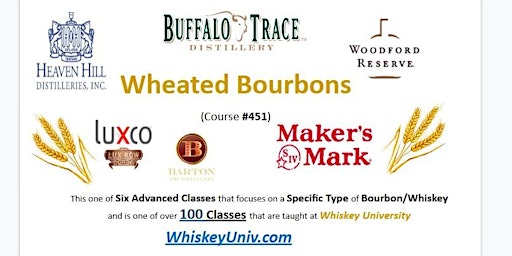 Wheated Bourbons Tasting Class B.Y.O.B. (Course #451) primary image