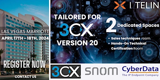 ONE. Conference : Exclusive Two-Day Training Tailored  for 3CX version 20 primary image