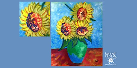 Sip and Paint - Van Gogh Sunflowers