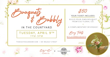 Imagem principal do evento Bouquets & Bubbly in the Courtyard