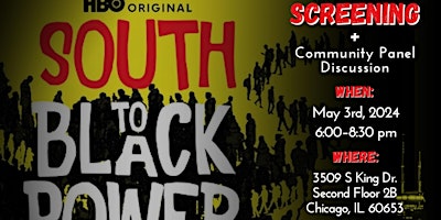 Imagem principal do evento South To Black Power Community Discussion