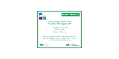 Imagem principal de Safeguarding Adults at Risk Level 1 Training for Volunteers