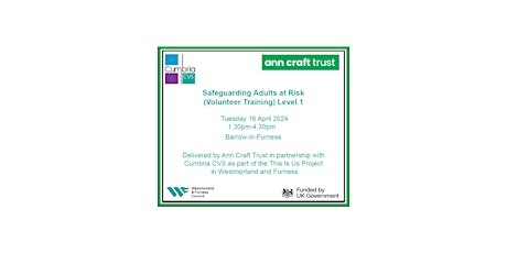 Safeguarding Adults at Risk Level 1 Training for Volunteers