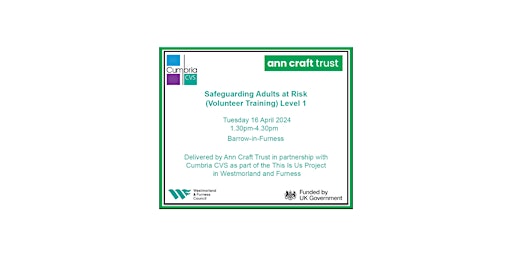 Safeguarding Adults at Risk Level 1 Training for Volunteers primary image